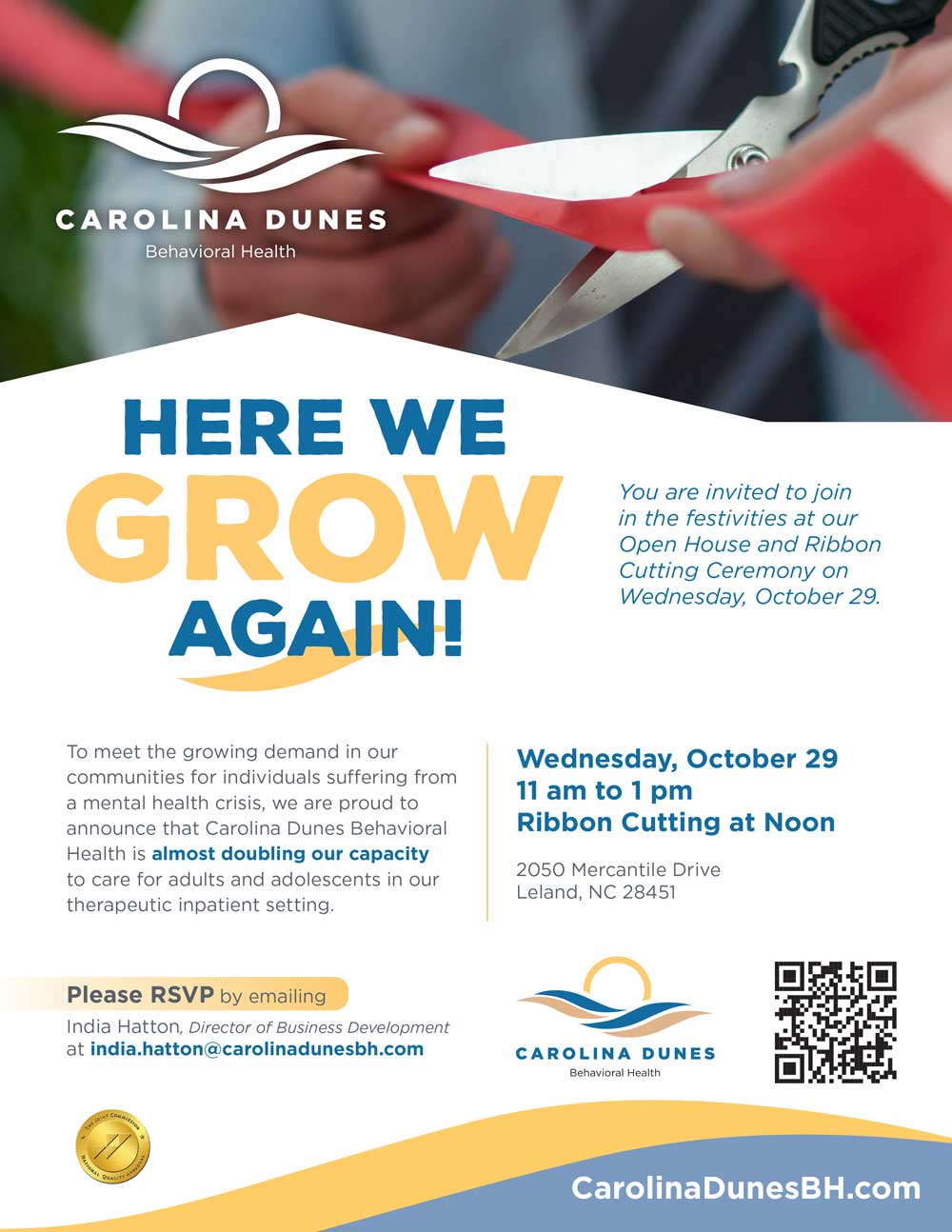 Carolina Dunes Behavioral Health - North Carolina mental health treatment facility for adults and adolescents